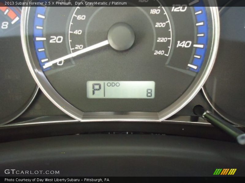 Dark Gray Metallic / Platinum 2013 Subaru Forester 2.5 X Premium