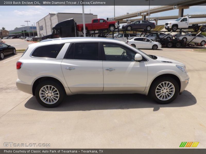 White Diamond Tricoat / Cocoa/Cashmere 2009 Buick Enclave CXL