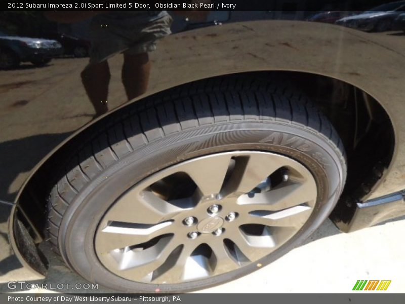 Obsidian Black Pearl / Ivory 2012 Subaru Impreza 2.0i Sport Limited 5 Door