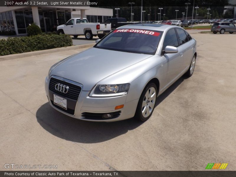 Light Silver Metallic / Ebony 2007 Audi A6 3.2 Sedan