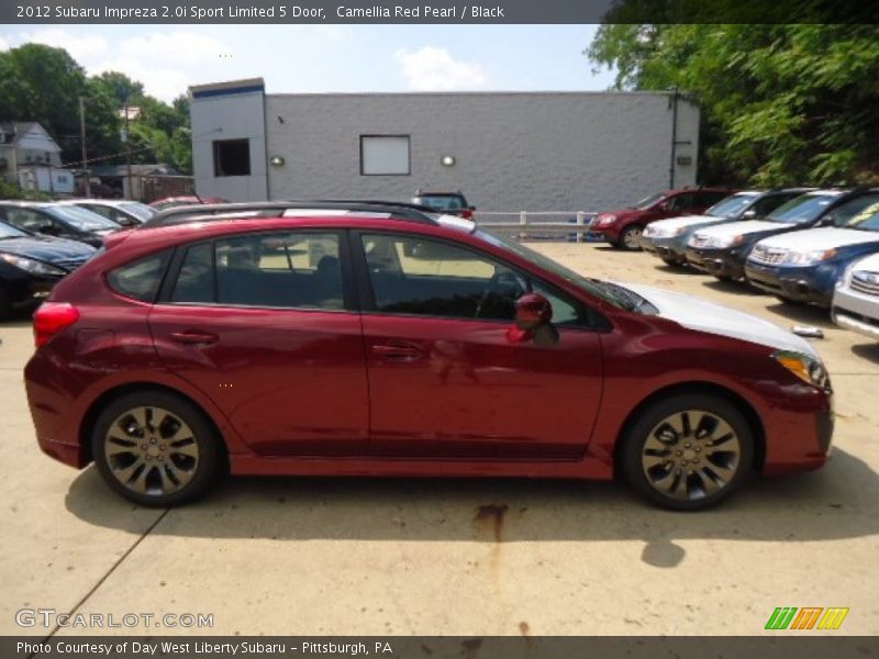 Camellia Red Pearl / Black 2012 Subaru Impreza 2.0i Sport Limited 5 Door