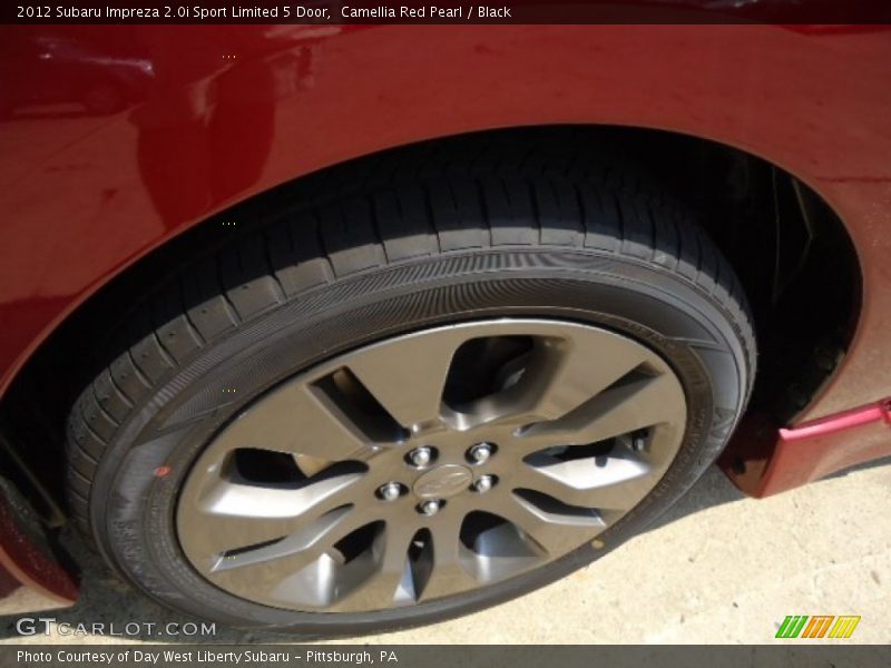 Camellia Red Pearl / Black 2012 Subaru Impreza 2.0i Sport Limited 5 Door