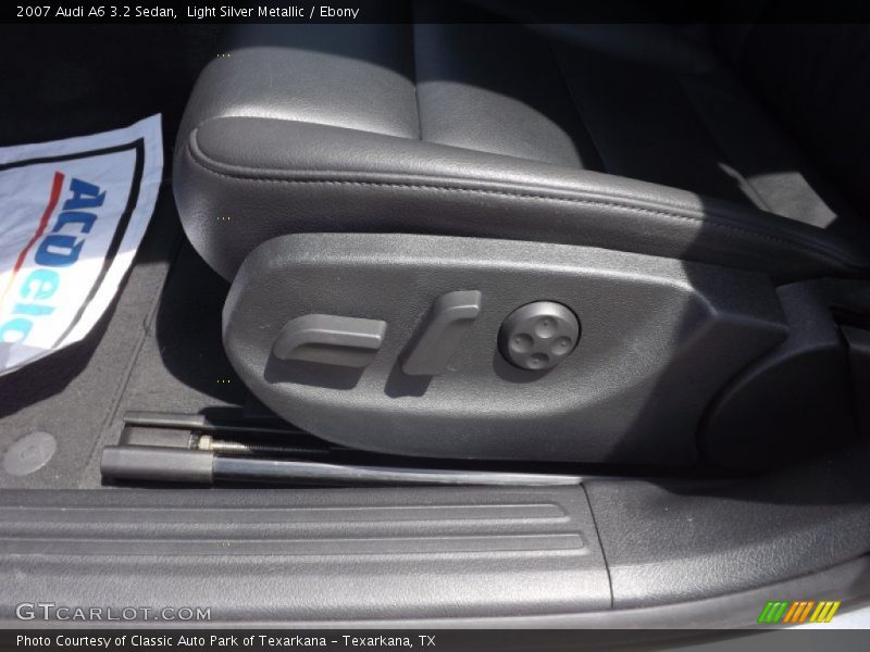 Light Silver Metallic / Ebony 2007 Audi A6 3.2 Sedan