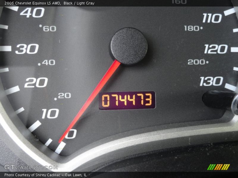 Black / Light Gray 2006 Chevrolet Equinox LS AWD