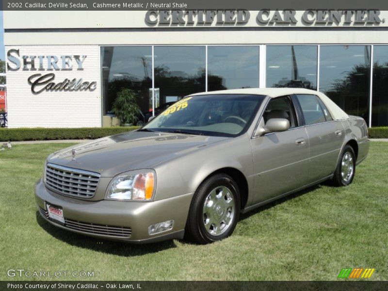 Cashmere Metallic / Neutral Shale 2002 Cadillac DeVille Sedan