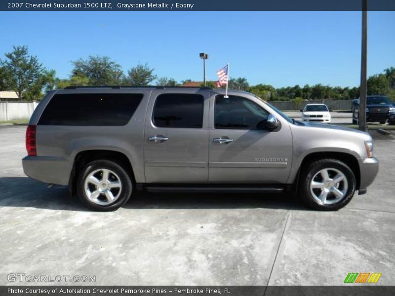 Graystone Metallic / Ebony 2007 Chevrolet Suburban 1500 LTZ