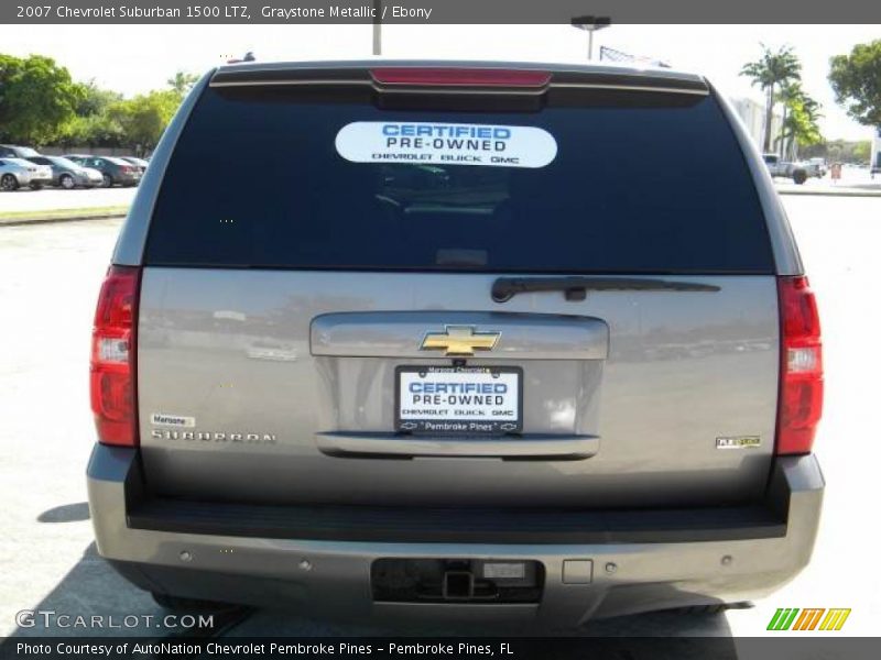 Graystone Metallic / Ebony 2007 Chevrolet Suburban 1500 LTZ