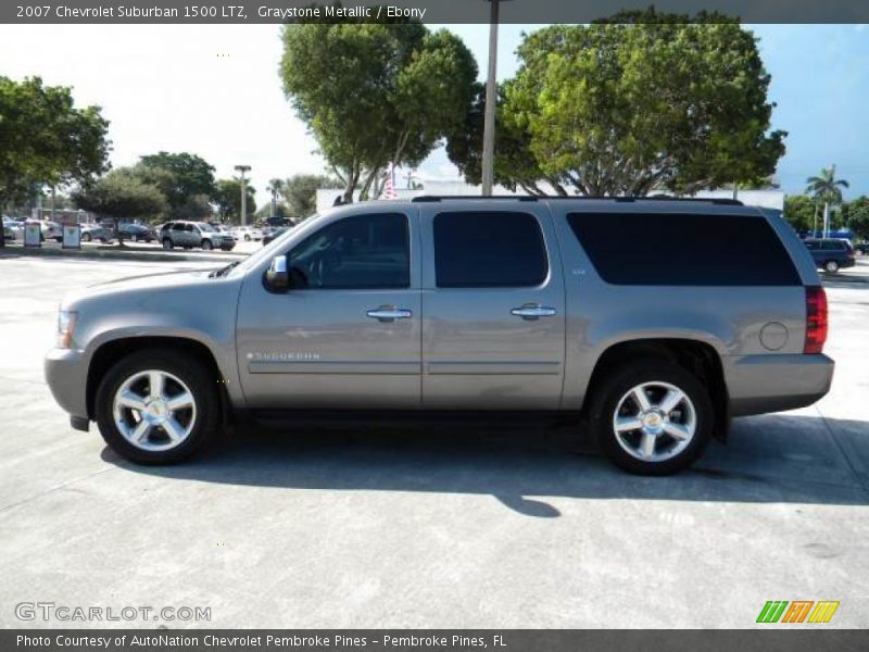 Graystone Metallic / Ebony 2007 Chevrolet Suburban 1500 LTZ