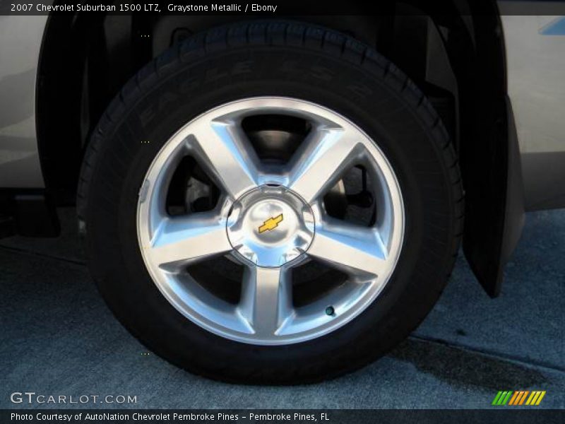 Graystone Metallic / Ebony 2007 Chevrolet Suburban 1500 LTZ