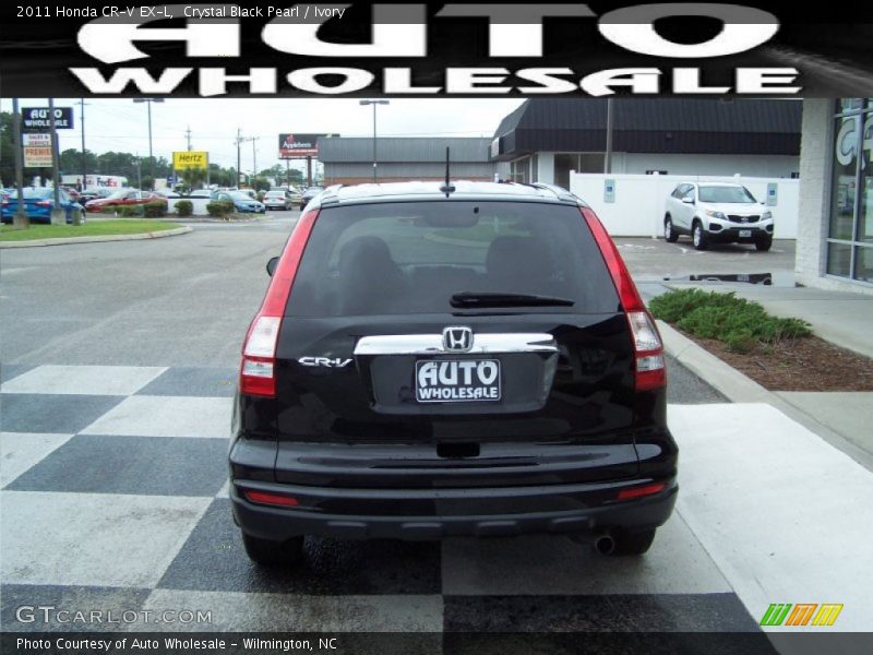 Crystal Black Pearl / Ivory 2011 Honda CR-V EX-L