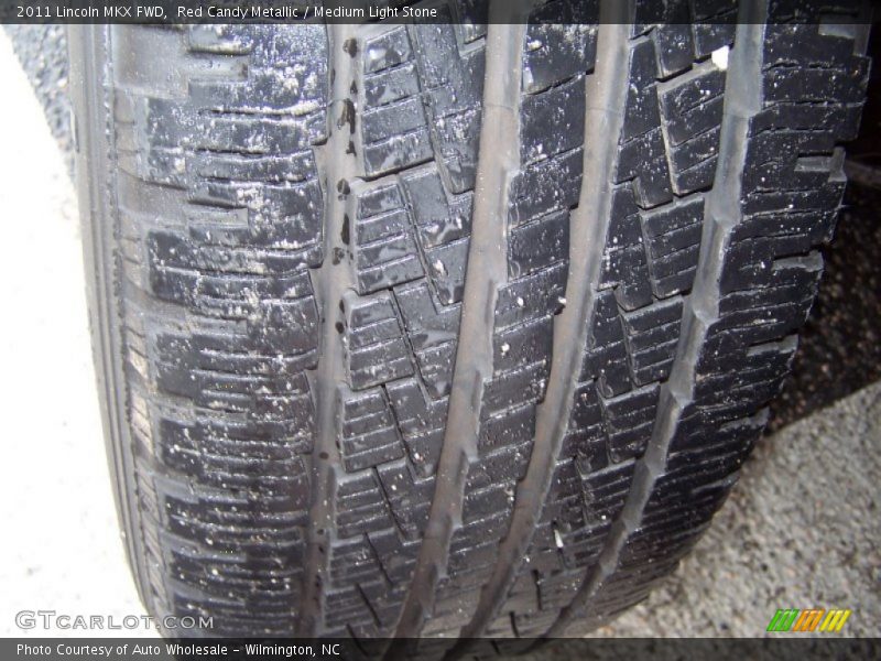 Red Candy Metallic / Medium Light Stone 2011 Lincoln MKX FWD
