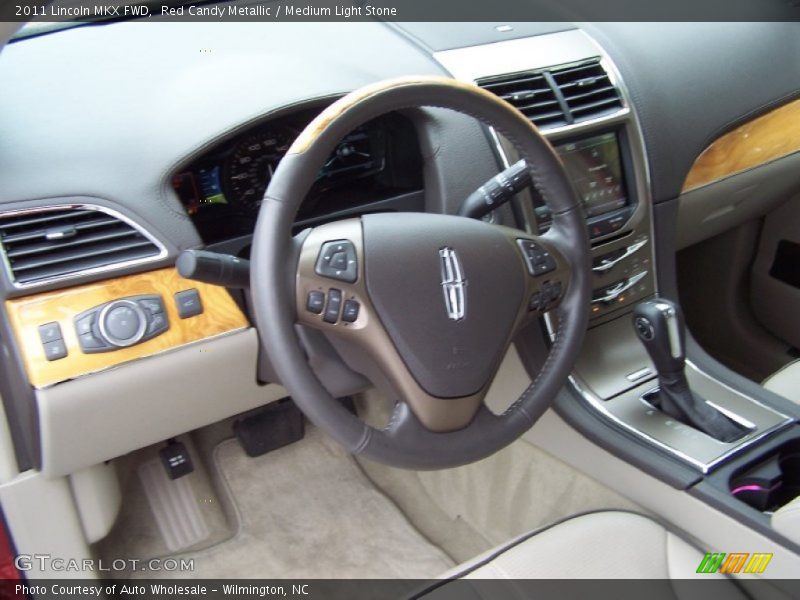 Red Candy Metallic / Medium Light Stone 2011 Lincoln MKX FWD