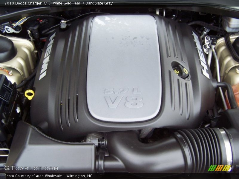 White Gold Pearl / Dark Slate Gray 2010 Dodge Charger R/T