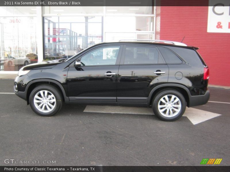 Ebony Black / Black 2011 Kia Sorento EX V6