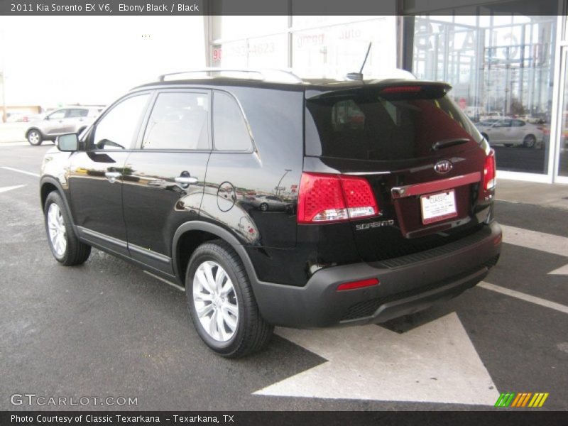 Ebony Black / Black 2011 Kia Sorento EX V6