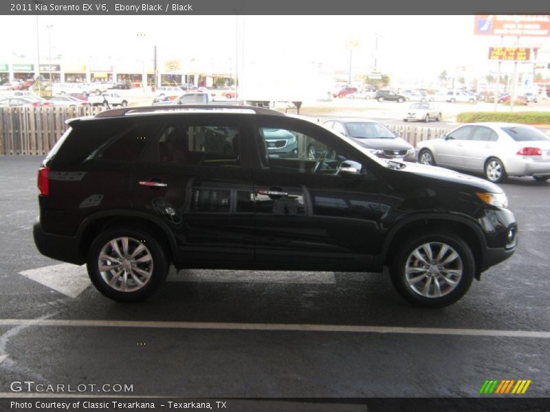 Ebony Black / Black 2011 Kia Sorento EX V6