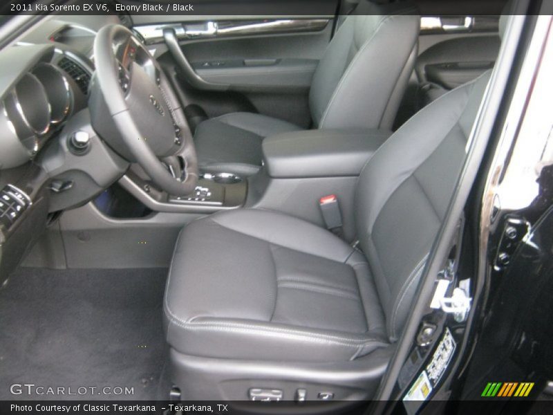 Ebony Black / Black 2011 Kia Sorento EX V6