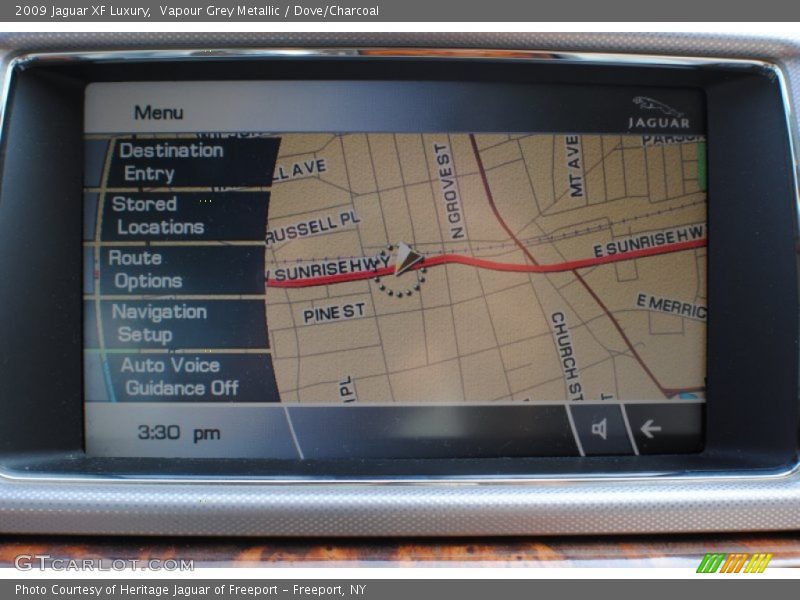 Navigation of 2009 XF Luxury