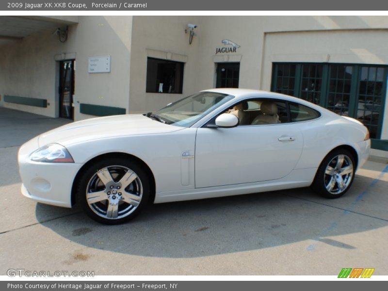 Porcelain / Caramel 2009 Jaguar XK XK8 Coupe