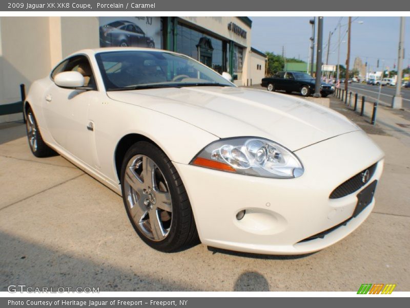 Porcelain / Caramel 2009 Jaguar XK XK8 Coupe