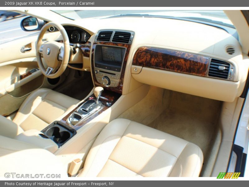 Porcelain / Caramel 2009 Jaguar XK XK8 Coupe