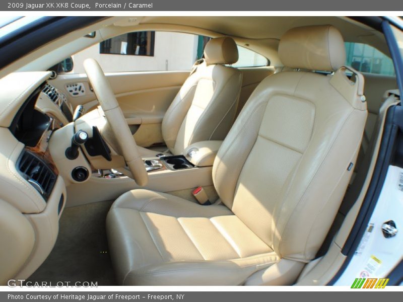 Porcelain / Caramel 2009 Jaguar XK XK8 Coupe