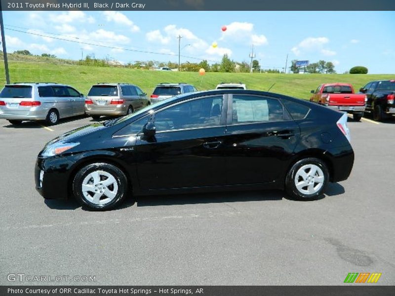 Black / Dark Gray 2011 Toyota Prius Hybrid III