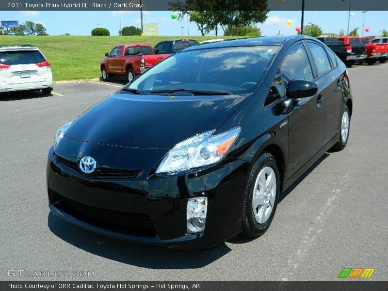 Black / Dark Gray 2011 Toyota Prius Hybrid III