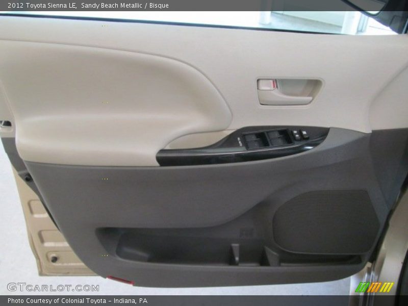 Sandy Beach Metallic / Bisque 2012 Toyota Sienna LE