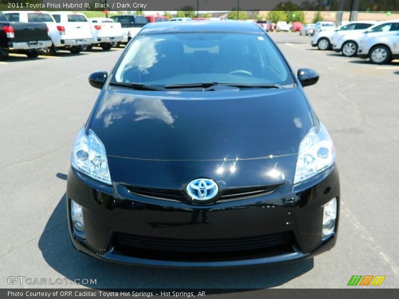 Black / Dark Gray 2011 Toyota Prius Hybrid III