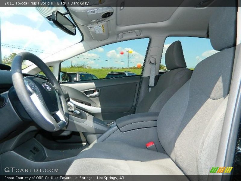 Black / Dark Gray 2011 Toyota Prius Hybrid III