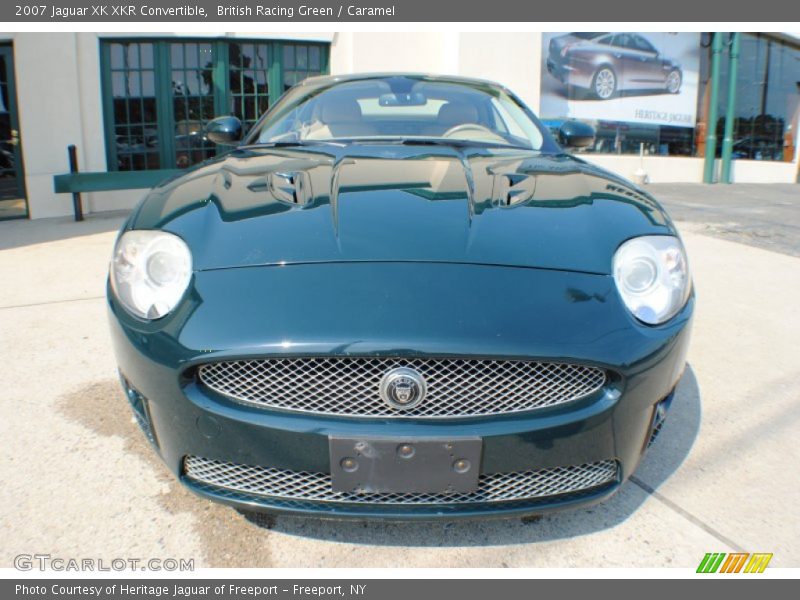 British Racing Green / Caramel 2007 Jaguar XK XKR Convertible