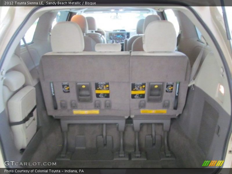 Sandy Beach Metallic / Bisque 2012 Toyota Sienna LE