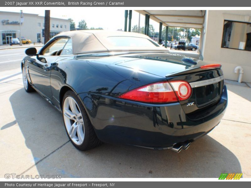 British Racing Green / Caramel 2007 Jaguar XK XKR Convertible