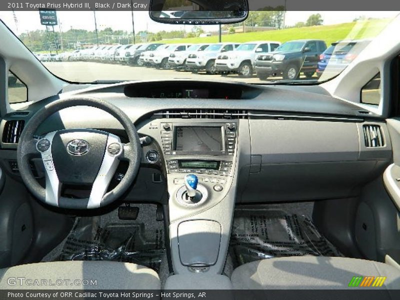 Black / Dark Gray 2011 Toyota Prius Hybrid III