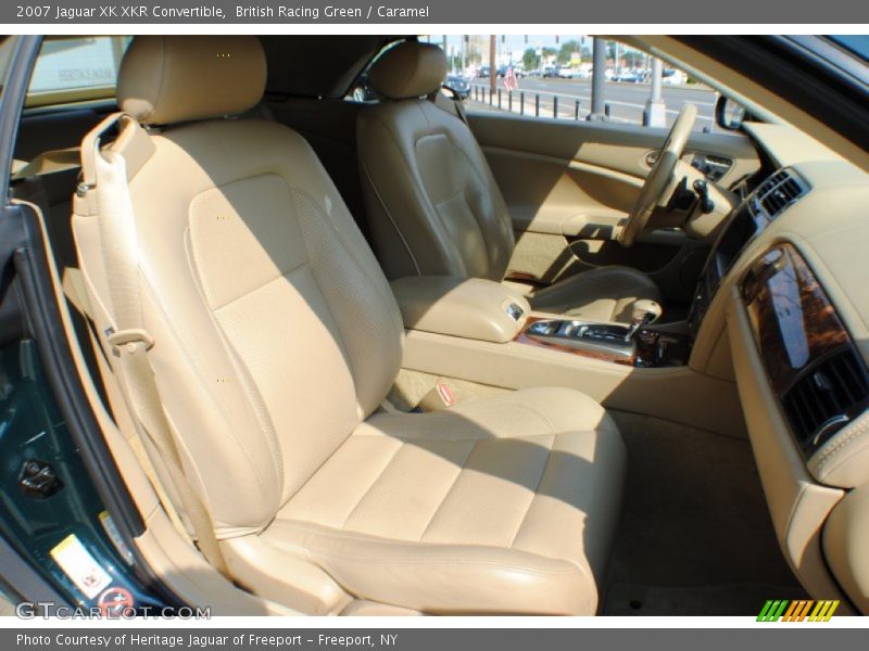 British Racing Green / Caramel 2007 Jaguar XK XKR Convertible