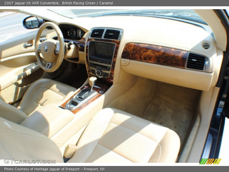 British Racing Green / Caramel 2007 Jaguar XK XKR Convertible