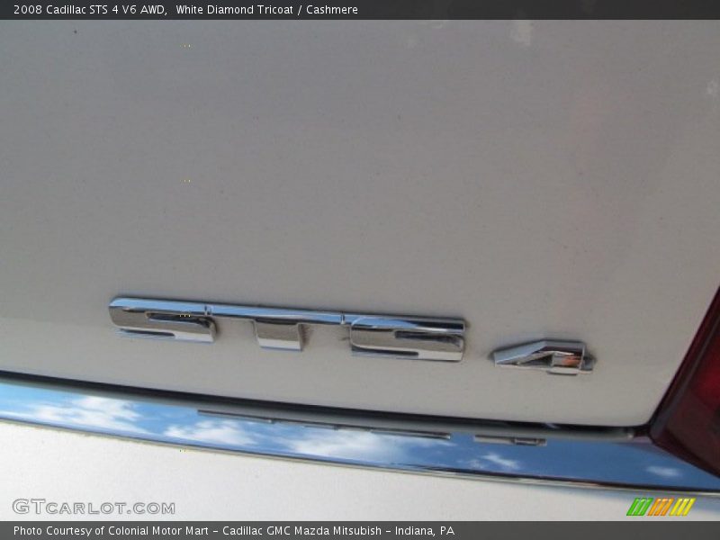 White Diamond Tricoat / Cashmere 2008 Cadillac STS 4 V6 AWD