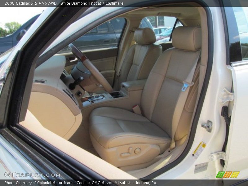White Diamond Tricoat / Cashmere 2008 Cadillac STS 4 V6 AWD