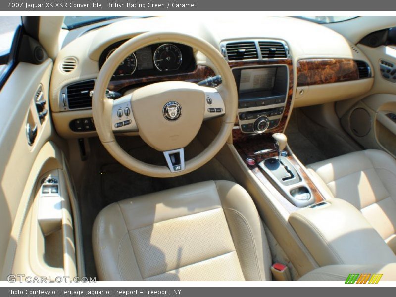 British Racing Green / Caramel 2007 Jaguar XK XKR Convertible
