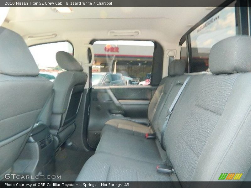 Blizzard White / Charcoal 2010 Nissan Titan SE Crew Cab