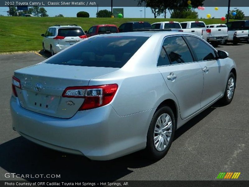 Classic Silver Metallic / Ash 2012 Toyota Camry L
