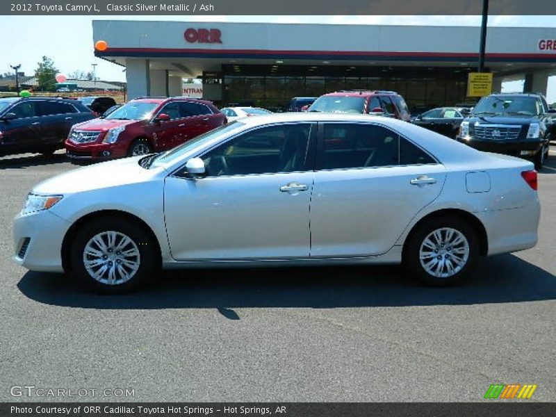 Classic Silver Metallic / Ash 2012 Toyota Camry L