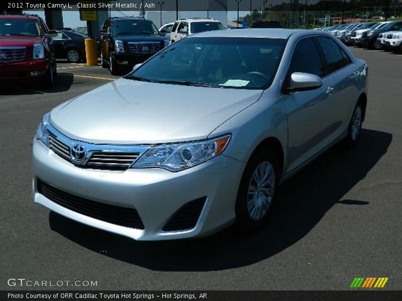 Classic Silver Metallic / Ash 2012 Toyota Camry L