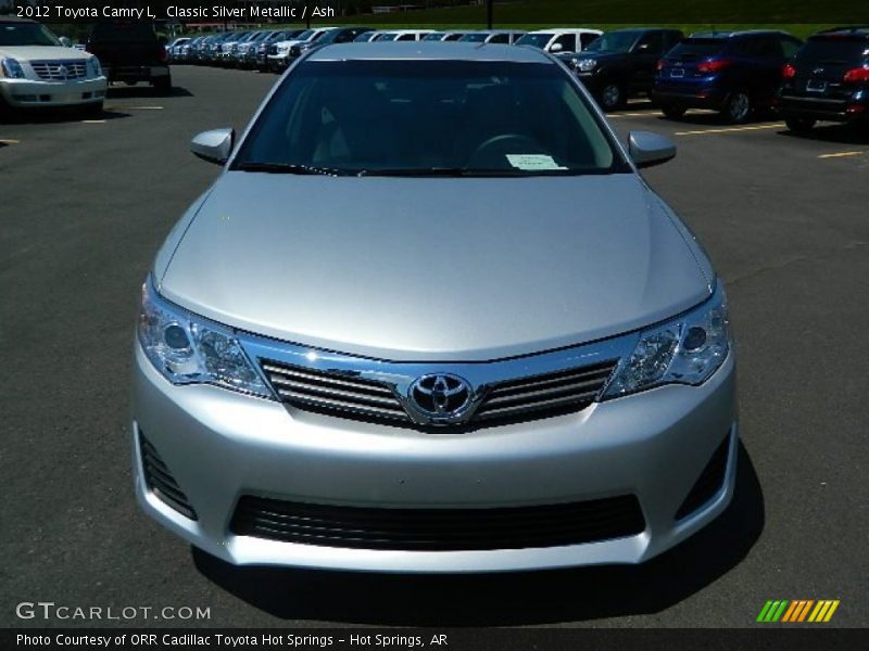 Classic Silver Metallic / Ash 2012 Toyota Camry L