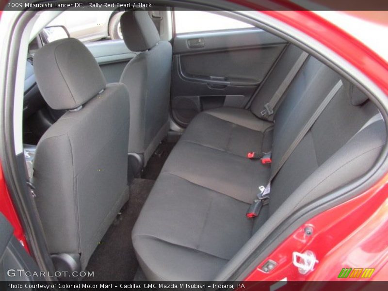Rally Red Pearl / Black 2009 Mitsubishi Lancer DE