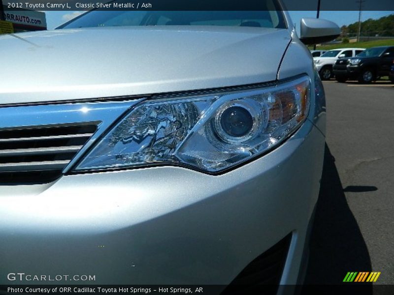 Classic Silver Metallic / Ash 2012 Toyota Camry L