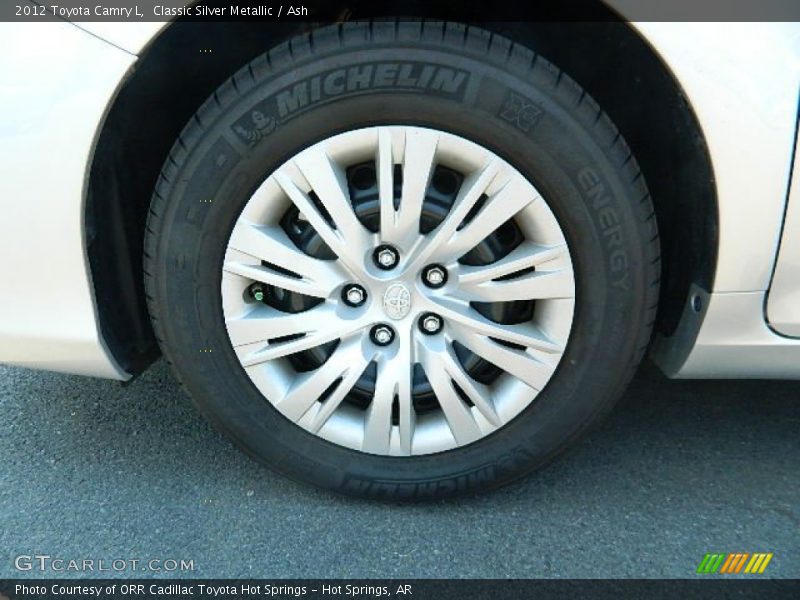 Classic Silver Metallic / Ash 2012 Toyota Camry L
