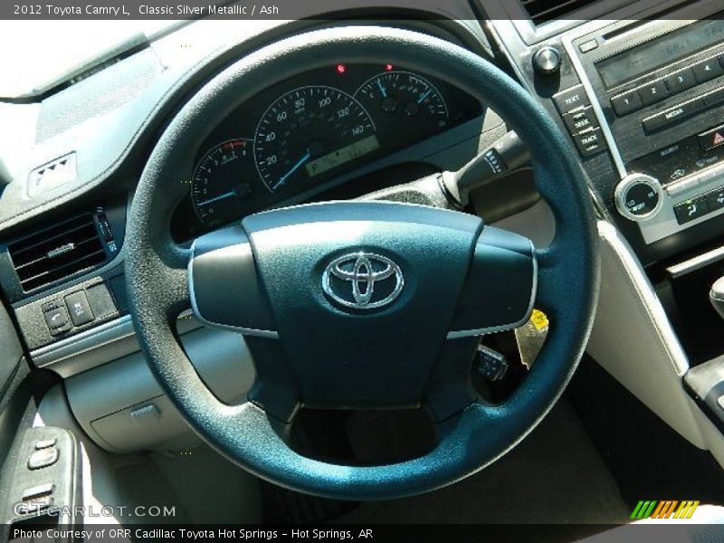 Classic Silver Metallic / Ash 2012 Toyota Camry L