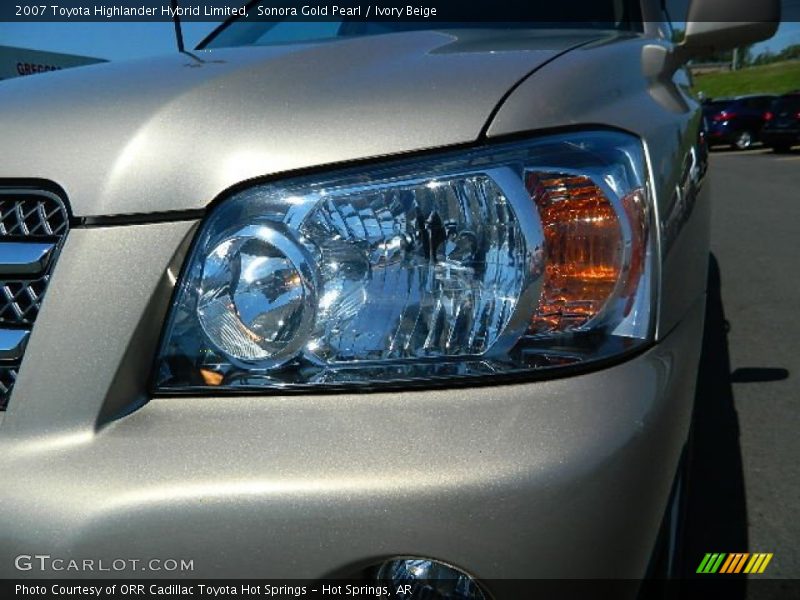 Sonora Gold Pearl / Ivory Beige 2007 Toyota Highlander Hybrid Limited